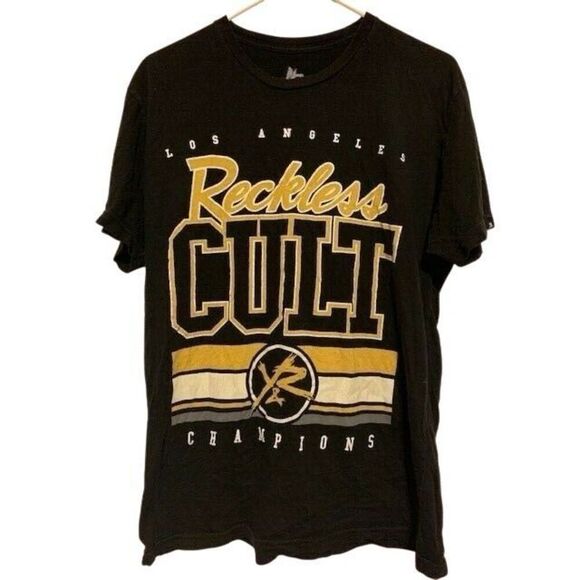 YOUNG AND RECKLESS LOS ANGELES CULT CHAMPIONS SIZE LARGE T-SHIRT - Picture 1 of 4